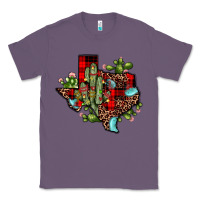Lavender cactus christmas texas map Classic Tee - JahusDesignShop