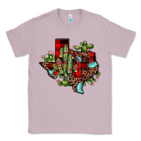 Lilac cactus christmas texas map Classic Tee - JahusDesignShop
