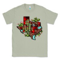 Matcha cactus christmas texas map Classic Tee - JahusDesignShop