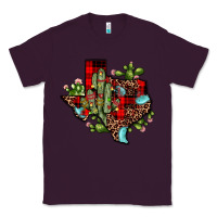 Plum cactus christmas texas map Classic Tee - JahusDesignShop