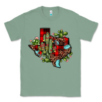 Sage cactus christmas texas map Classic Tee - JahusDesignShop