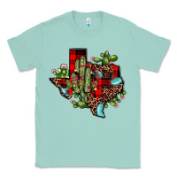 Seafoam cactus christmas texas map Classic Tee - JahusDesignShop