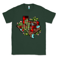 Sports Green cactus christmas texas map Classic Tee - JahusDesignShop