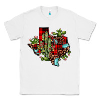 White cactus christmas texas map Classic Tee - JahusDesignShop