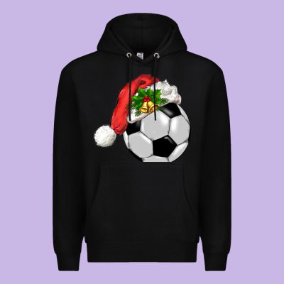 Christmas Sports Premium Hoodie Designed By Barkaloodesign