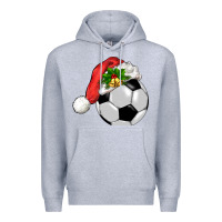 Heather Grey Christmas sports Premium Hoodie - BarkalooDesign