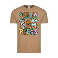Vintage Coffee Chillin with my peeps Easter Vintage Tee - OliviaCreatesArt