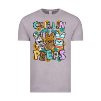 Vintage Zinc Chillin with my peeps Easter Vintage Tee - OliviaCreatesArt