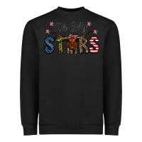 Black oh my stars Heavyweight Sweatshirt - CowhideDigitalArt