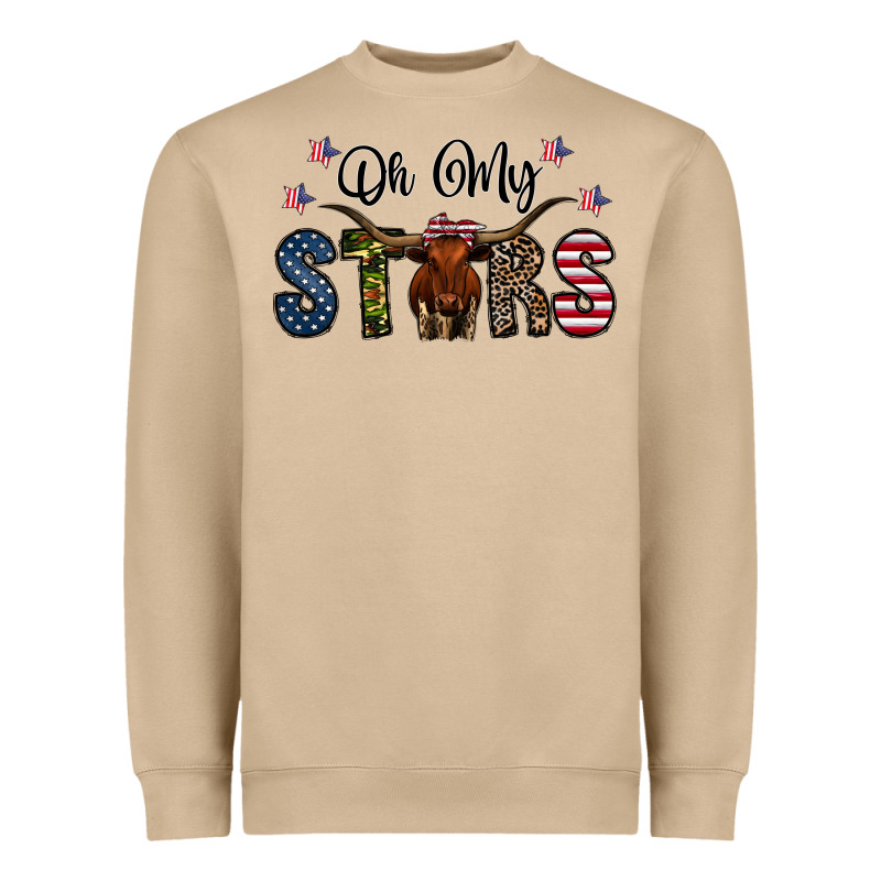 Oh My Stars Heavyweight Sweatshirt by CowhideDigitalArt | Teevron
