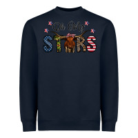 Navy oh my stars Heavyweight Sweatshirt - CowhideDigitalArt