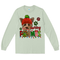 Merry Pawmas Christmas Yorkie Long Sleeve Tee | Teevron