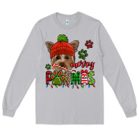 Moon Dust merry pawmas christmas yorkie Long Sleeve Tee - Jasminsmagicworld