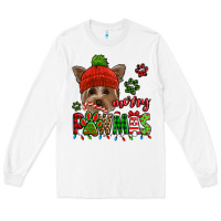 White merry pawmas christmas yorkie Long Sleeve Tee - Jasminsmagicworld