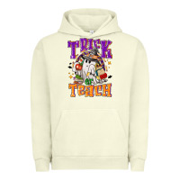 Pigment Pistachio Trick or teach Halloween Urban Hoodie - NancyCooperArtShop