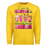 Lemon i run on coffee and christmas cheer Premium Sweatshirt - MaliasSmallBusiness