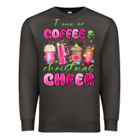 Smoke i run on coffee and christmas cheer Premium Sweatshirt - MaliasSmallBusiness
