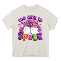 Cream too cute spook Heavy Core Tee - Artiststas