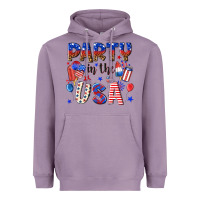 Lavender party in the usa Heavyweight Hoodie - NancyCooperArtShop