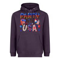 Plum party in the usa Heavyweight Hoodie - NancyCooperArtShop