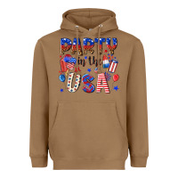 Toasted Coconut party in the usa Heavyweight Hoodie - NancyCooperArtShop