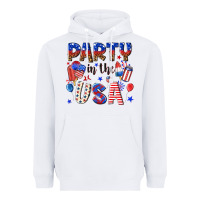 White party in the usa Heavyweight Hoodie - NancyCooperArtShop