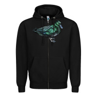 Black East İndie Duck Zipper Hoodie - LillyAllenDesigns