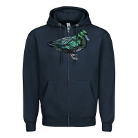 Navy East İndie Duck Zipper Hoodie - LillyAllenDesigns