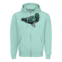 Seafoam East İndie Duck Zipper Hoodie - LillyAllenDesigns