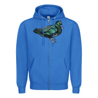 True Royal East İndie Duck Zipper Hoodie - LillyAllenDesigns