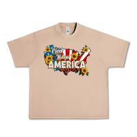 Burro god bless america Urban Heavy Tee - HRA Design Shop