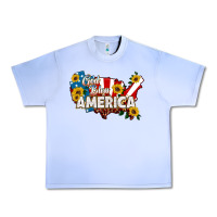 Grape Ice god bless america Urban Heavy Tee - HRA Design Shop