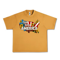 Peanut Butter god bless america Urban Heavy Tee - HRA Design Shop