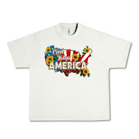 Pistachio god bless america Urban Heavy Tee - HRA Design Shop