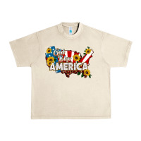 Sandshell god bless america Urban Heavy Tee - HRA Design Shop
