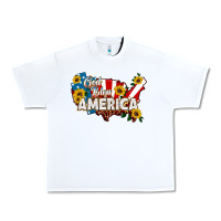 White god bless america Urban Heavy Tee - HRA Design Shop