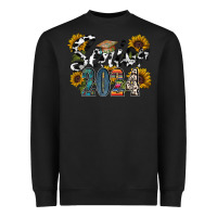 Black senior 2024 Heavyweight Sweatshirt - RacoonDesign