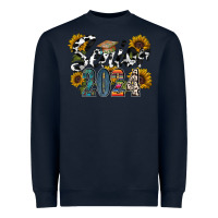 Navy senior 2024 Heavyweight Sweatshirt - RacoonDesign