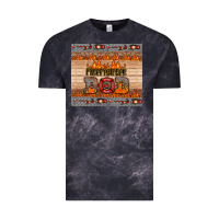 Cloud Black firefighter dad Vintage Tee - HRA Design Shop