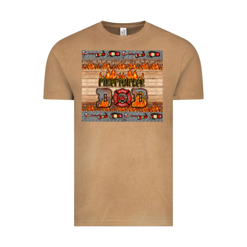 Firefighter Dad Vintage Tee by HRA Design Shop | Teevron