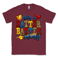Burgundy hey batter batter swing softball Classic Tee - Jasminsmagicworld
