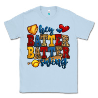 Dusty Blue hey batter batter swing softball Classic Tee - Jasminsmagicworld
