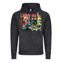 Vintage Black living on lake time Vintage Hoodie - Zillion Design Studio