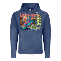 Vintage Denim living on lake time Vintage Hoodie - Zillion Design Studio