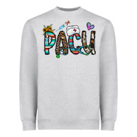 Heather Grey pacu Heavyweight Sweatshirt - CowhideDigitalArt
