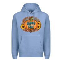 Colony Blue happy fall Premium Hoodie - AdoDesignShop