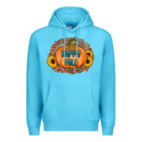 Ocean Blue happy fall Premium Hoodie - AdoDesignShop