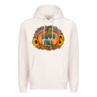 Pale Pink happy fall Premium Hoodie - AdoDesignShop