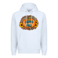 White happy fall Premium Hoodie - AdoDesignShop