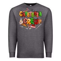Charcoal Heather Christmas cafeteria crew Premium Sweatshirt - MaliasSmallBusiness
